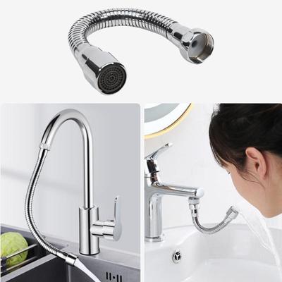 Durable Stainless Steel Kitchen Faucet Extender Nozzle Aerator Bendable Home Kitchen Supplies Water Pipes Faucet Extension Pipe