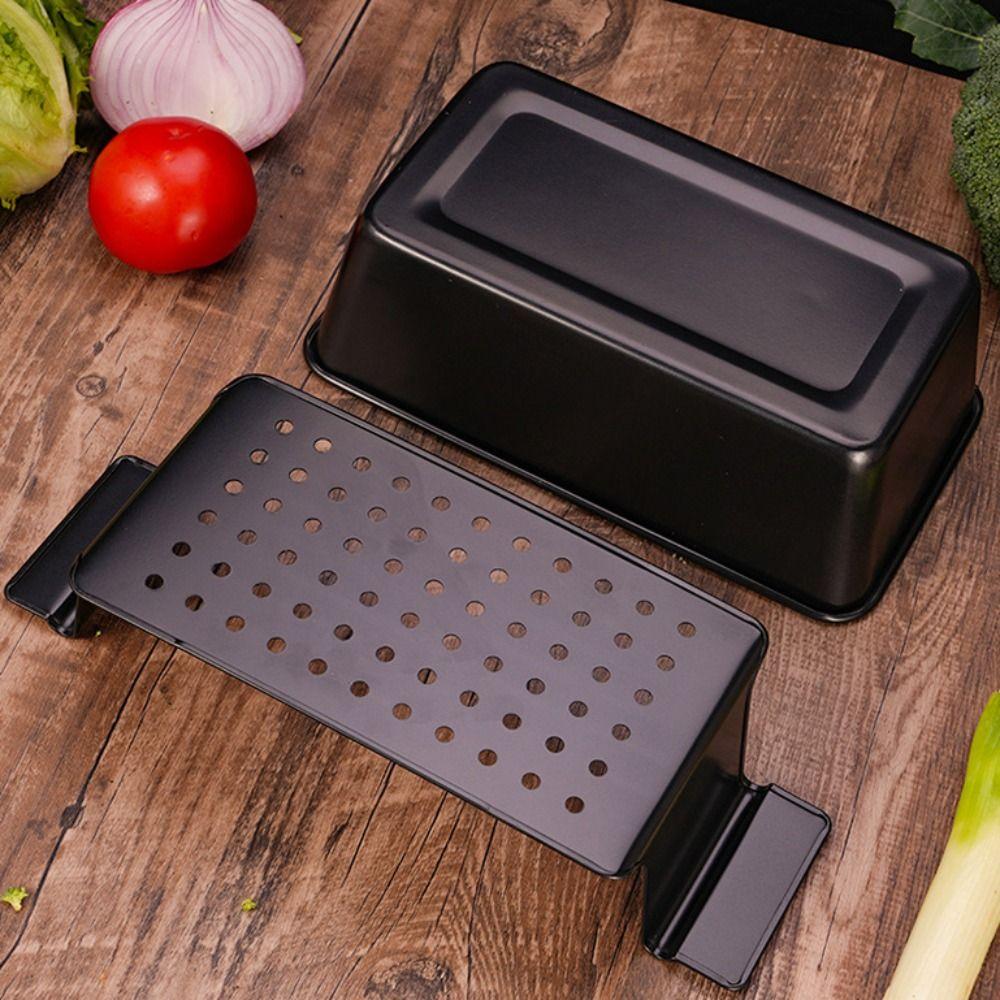 Carbon Steel Toast Baking Pan Rectangular Bread Mold Multipurpose Meatloaf Pan Breakfast