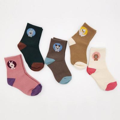5 Paar Kinder Tier Socken
