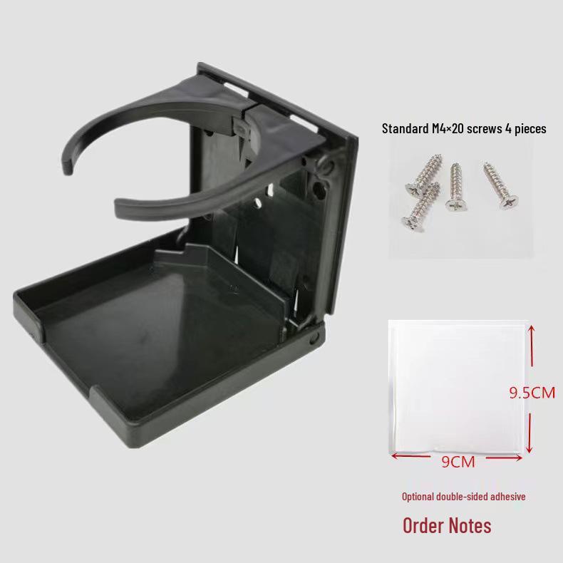 Adjustable Folding Cup Holder for Cars, Offices, RVs, and Yachts