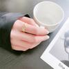 Romantic Love Heart Hand Hug Rings For Women I Love You Forever Punk Gesture Wedding Band Finger Ring Anniversary Couple Jewelry