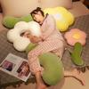 Cute Flower Long Throw Pillow Girl Sleeping Leg Pillow Cushion Bedroom Bed Pillow Side Sleep