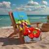 Custom Name Ultra-Soft Beach Towel with The Wiggles Theme,Ideal for Pool - Camping, Diving - Perfect Travel Essential, Vibrant Beach Towel.