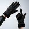 Womens Warm Fleece-Lined Windproof Touchscreen Gloves Outdoor Cycling Skiing Student Use