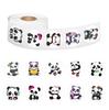 Cartoon Panda Animal Planner Stickers - 500 Stickers/Roll for Decoration