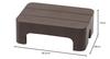 Liberty Corporation Style+ Step Stool, Brown, 14cm Tall, Made in Japan, LD-138