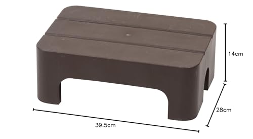 Liberty Corporation Style+ Step Stool, Brown, 14cm Tall, Made in Japan, LD-138