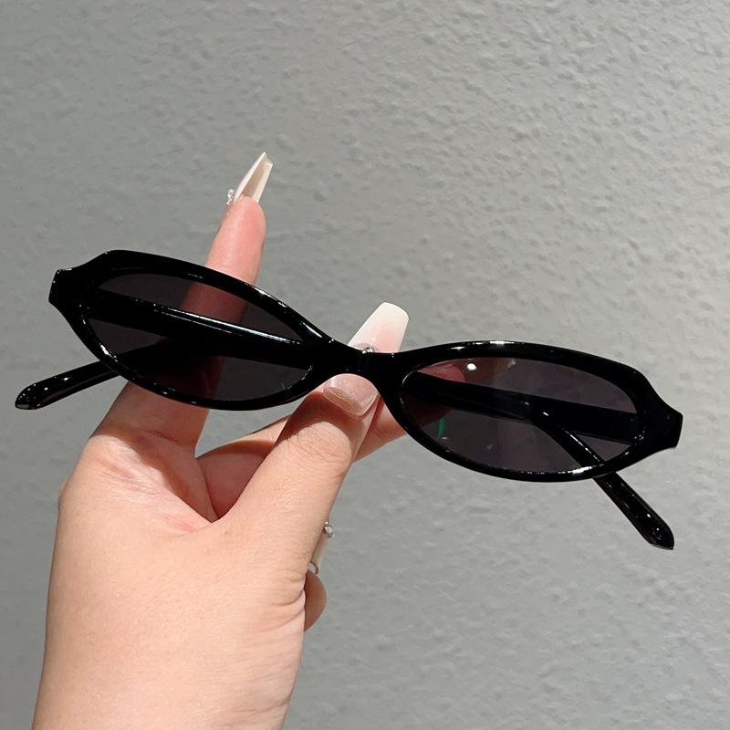 Солнцезащитные очки JYL TS Защита Малый эллипс Пластик Корея/3618 B-3374 рыжехвостый