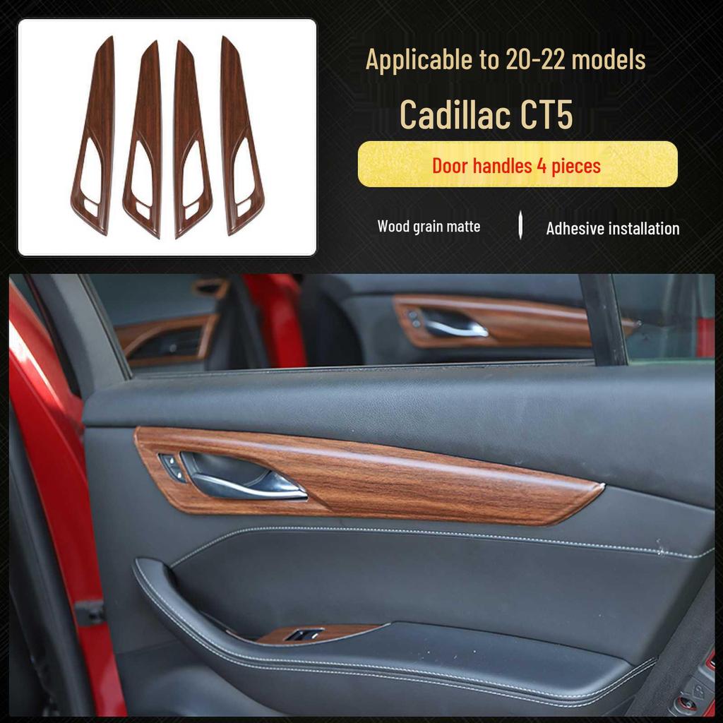 Cadillac CT5 (20-22) Carbon Fiber Interior Trim for Steering Wheel & Console