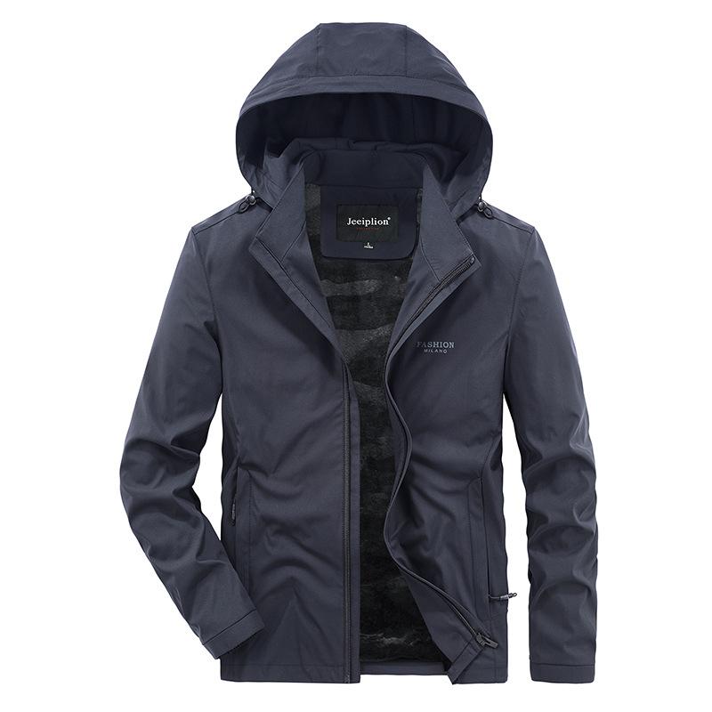 Мужская осенне-зимняя новая бархатная хлопковая куртка мужская молодежная повседневная — фото 7