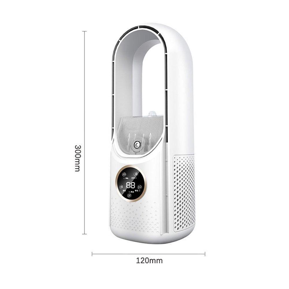 6 Speed Control Electric Fan Timer Function Leafless Desk Fan Portable Desktop Air Cooler