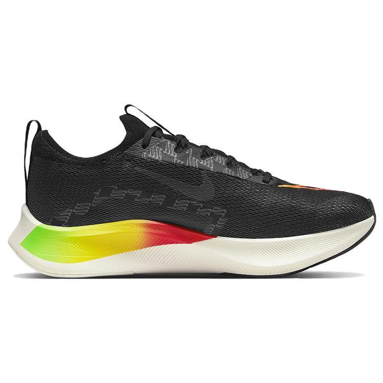Nike Zoom Fly 4 Schwarz Multi Herren Sneaker Green-Strike Total-Orange Volt DQ4993-010