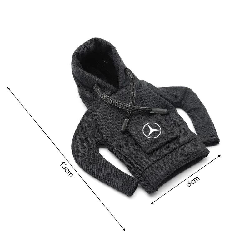 Hoodie Car Gear Shift Knob Cover Fashion Gearshift Handle Decorative Caps For Mercedes Benz AMG W204 W213 W205 W211 W212 W176 FG2