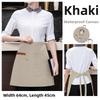Multi-pocket Kitchen Apron Canvas Working Clothes New Waitress Apron  Restaurant Use