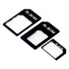 3 v 1 NanoSIM karta na Micro SIM kartu na Standardní SIM kartu Adaptér Konvertor