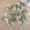 Artificial Decoration Flower Realistic DIY Handicrafts Simple Mini Artificial Orchid Green Plant Wedding Decoration