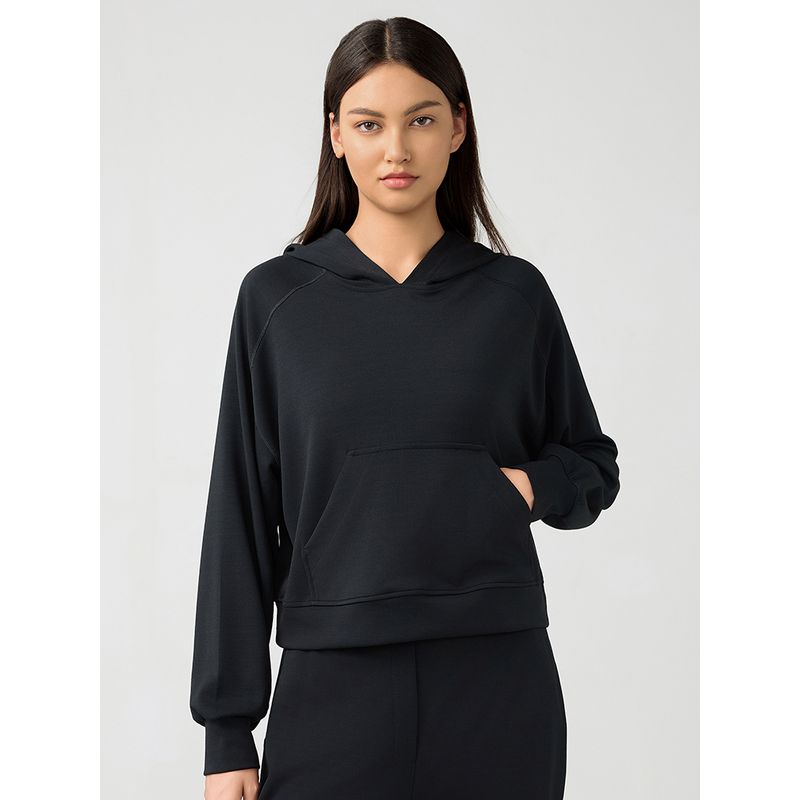 Spring and Autumn Yoga Clothes Cover Up Women Loose Short Pullover Casual Hood Air Layer Hoodie Outerwear Running Top