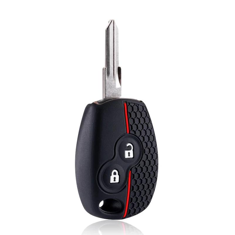 2 3 Buttons Silicone Car Key Case For Renault Trafic Clio Duster Logan Dacia Sandero For Nissan Terrano Almera