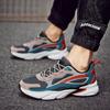 Men's Spring New Mesh Breathable Sports and Leisure Running Shoes Thick Soled Dad Shoes Trendy