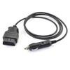 OLLGEN 1.5m/5ft Car OBDII Vehicle ECU Emergency Power Cable Car Memory Saving DC Power OBD Male Connector Cable Adapter