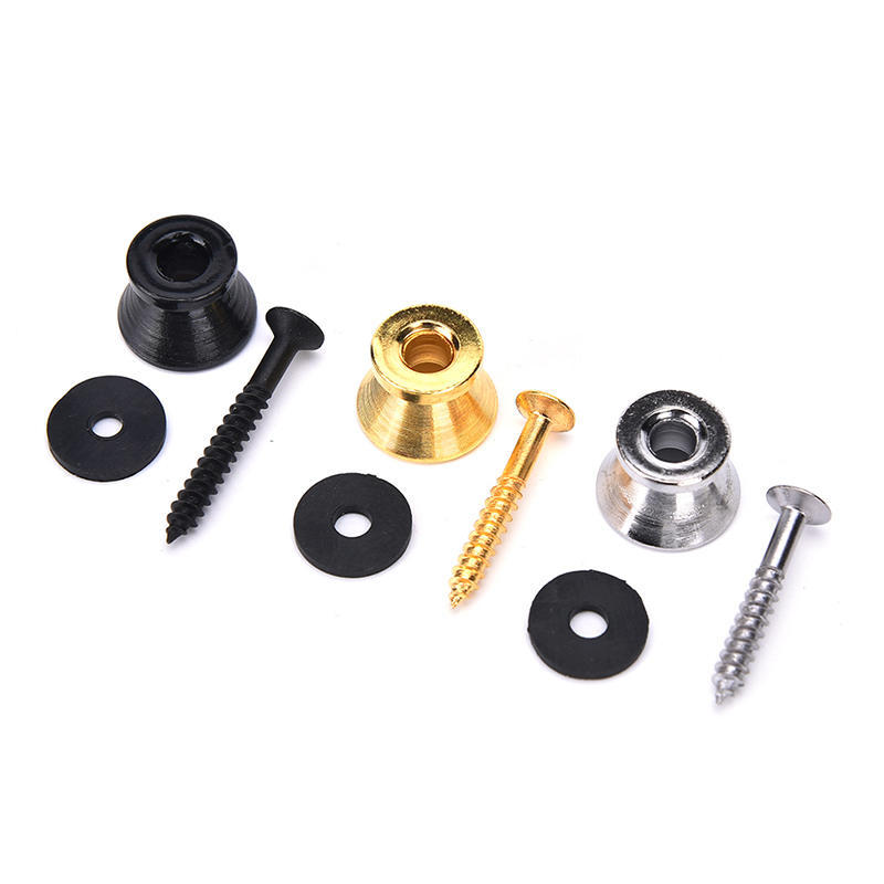 2 ks Knoflíky na kytarový popruh Zámky popruhu Straplocks Pro díly elektrické kytary,