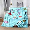 2026 Nuova Collezione Cartoni Animati Anime BT21 Adorabile Coperta Ultra Morbida per Bambini Coperta da Divano Perfetta per Viaggi Divani Picnic