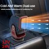 2in1 Car Heater Fan 200W 12V 24V Car Heater Electric Cooling Heating Fan Windshield Defroster Defogging Demister Anti-Fog Heater