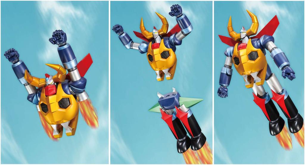 Evolution Toy Grand Action Big Size Model Gaiking, Approximately 45cm Tall, Non-scale Die-cast and ABS Painted, Fully Assembled Action Figure