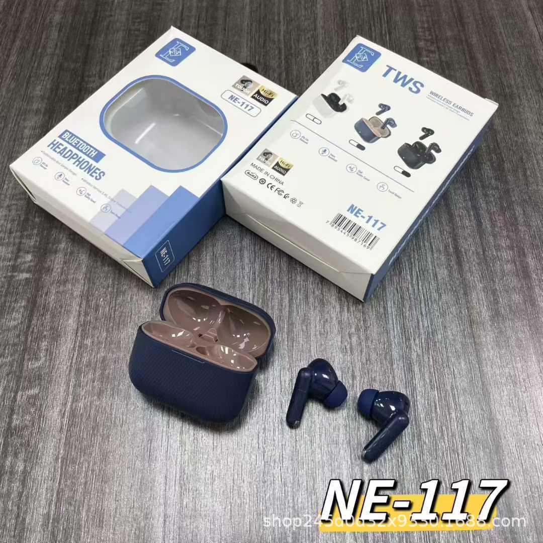 

NE117 Huaqiangbei Wireless Bluetooth Sports Headphones синій