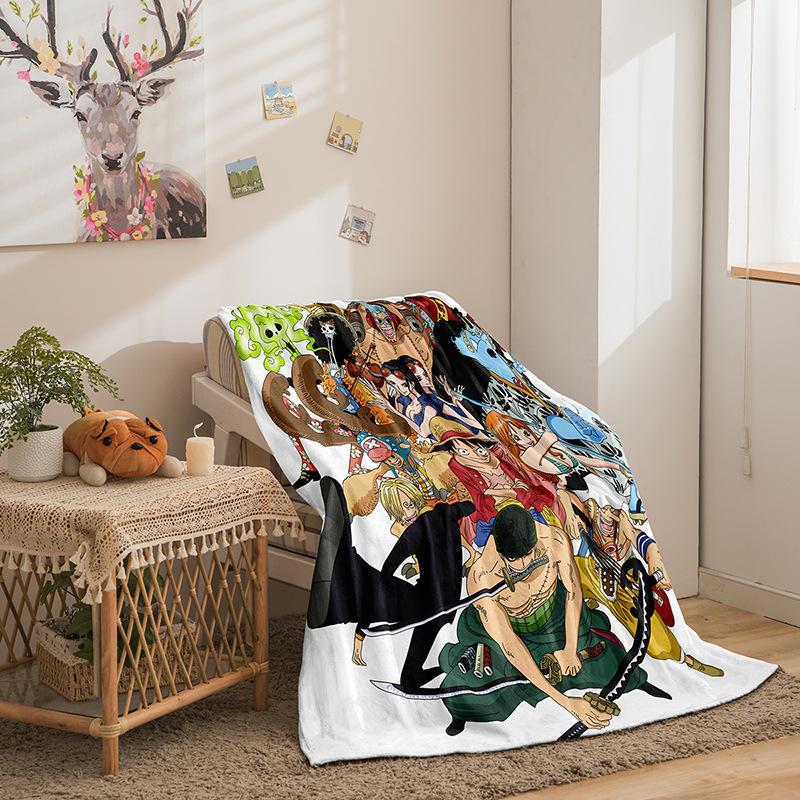 Flannel Fleece Blanket 3D Printed Sofa Blanket Thickened Blanket