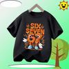 Kids Black Six Seven 67 Candy Donut Cartoon TShirt Soft Cotton Cute Casual Teedf0204