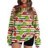 Women's Colorblock Sweatshirt Long Sleeve Round Neck Casual Comfortable Loose Lightweight Women's Sweatshirt