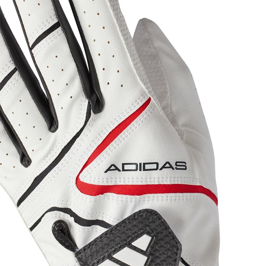 Adidas Golf Golf Size LH22 Men's Non-Slip Gloves, 24, White/Black,