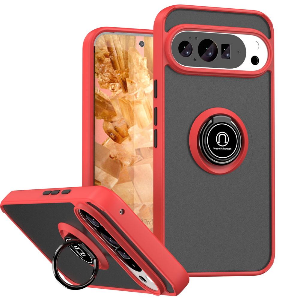 Rotatable Bracket case for Pixel 11 Pro XL 11 Pixel 10 Pro 10a 9A 9 Pro XL Google Pixel 8A 8 Pro Metal Ring Car Holder Cover
