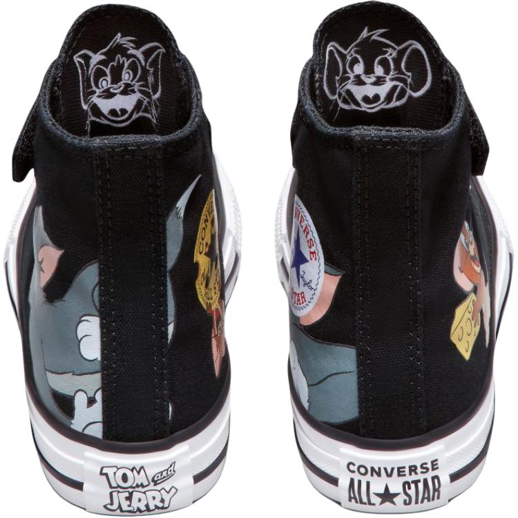 Converse Tom & Jerry x Chuck Taylor All Star High GS Černé Dětské Tenisky Vícebarevné A15114C