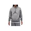 Jordan Fleece-Lined Hoodie With Drawstring Knit Long Sleeve Sweatshirt Men Tops Carbon-Grey FD7546-091