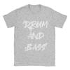 Unisex Drum And Bass Music Electronic  T Shirt  Pure Cotton Clothing Fashion Short Sleeve O Neck Tee Shirt Party TShirts