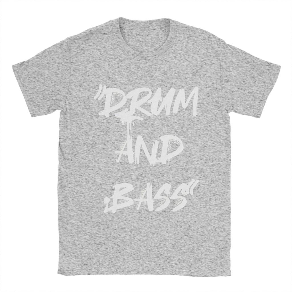 Unisex Drum And Bass Music Electronic  T Shirt  Pure Cotton Clothing Fashion Short Sleeve O Neck Tee Shirt Party TShirts