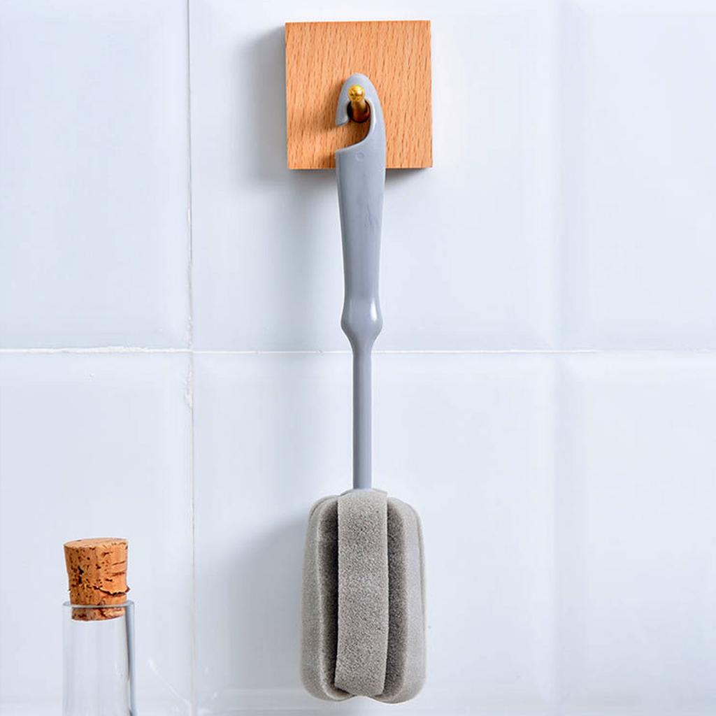 Küchengriff Schwammbürste Flasche Tasse Glas Waschen Reinigung Reiniger Werkzeug 2St