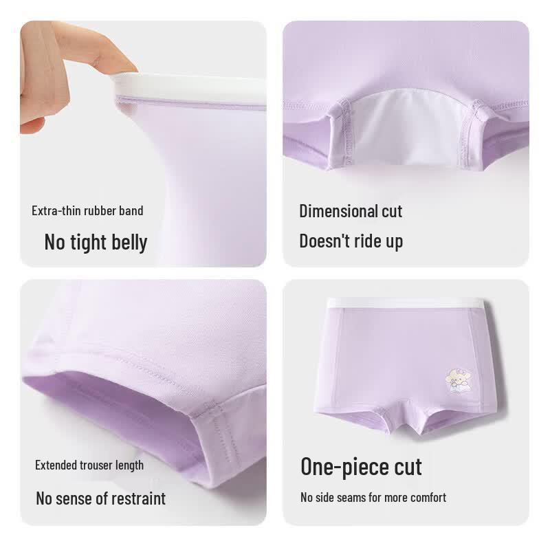Balabala Girls' Cotton Underwear 3-Pack