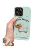 Cartoon Embroidered Dachshund Dog Suitable for IPhone17promax Apple 14 Mobile Phone Case 13 New 12 Full Package
