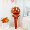 5pcs/set dinosaur themed kids' handheld stick balloons for birthday party baby shower Inflatable toys for children