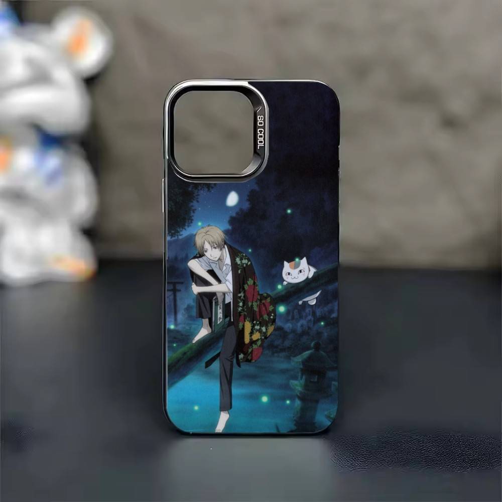 Anime S-Sensei N-Natsume Phone Case For iPhone 17,16,15,14,13,12,11,Pro Max,Plus Candy Silver Cover
