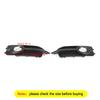 2PCS Front Bumper Fog Light Cover Grille Fit A1 8X S-Line 2011-2014
