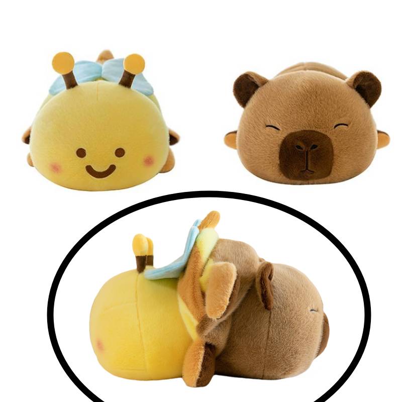 Into Capybara Turns Bee Stuffed Toy Doll Pillow Pp Cotton Filled Children Gift