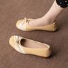Xiaoxiangfeng Mary Jane Women's Shoes In the Autumn of 2025, New Shallow Mouth and Thin Small Man with Flat Soft Sole with Skirt Single Shoes