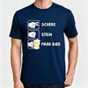 Shirts Harajuku Unisexs Shortsleeved Tshirt With Gerunisex Beer Hand Gesture Loosefitting Pub Casual Top Unisex Clothing Graphic T