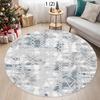 Retro Persia Round Rugs for Bedroom Study Chair Mat Living Room Decoration Large Area Rugs Non-slip Entrance Doormat Washable