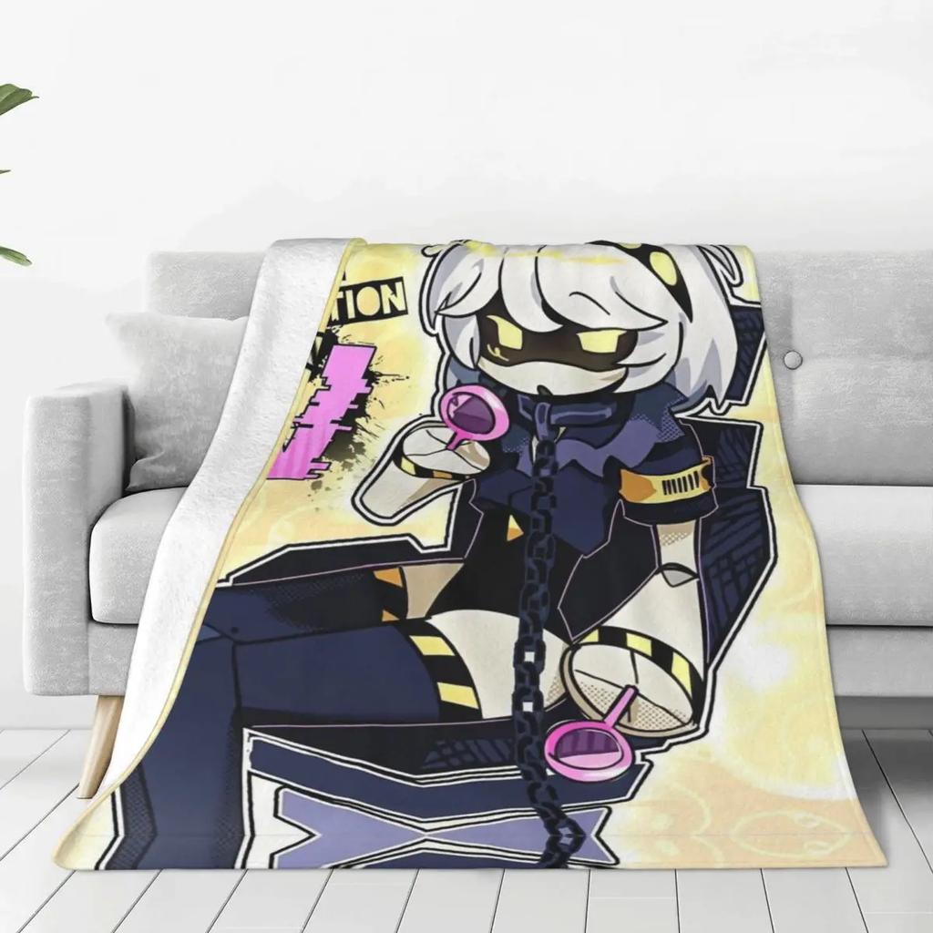 Uzi Doorman Murder Drones Fleecová přehozová deka Deka na ložní prádlo Venkovní Super měkké ložní prádlo Přehozy