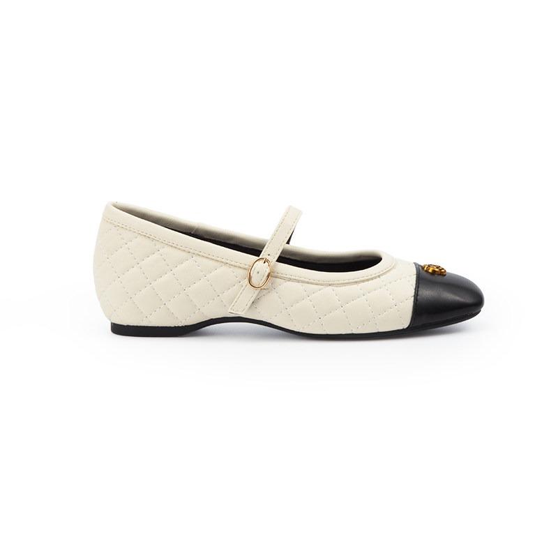 Anti-slip Shoes - New Style, Versatile, Gold Buckle, Inner Heightening, Women's Shoes